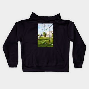 Flower in a garden Kids Hoodie